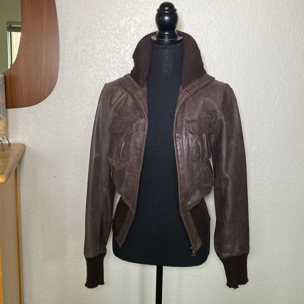 Brown Leather Jacket
